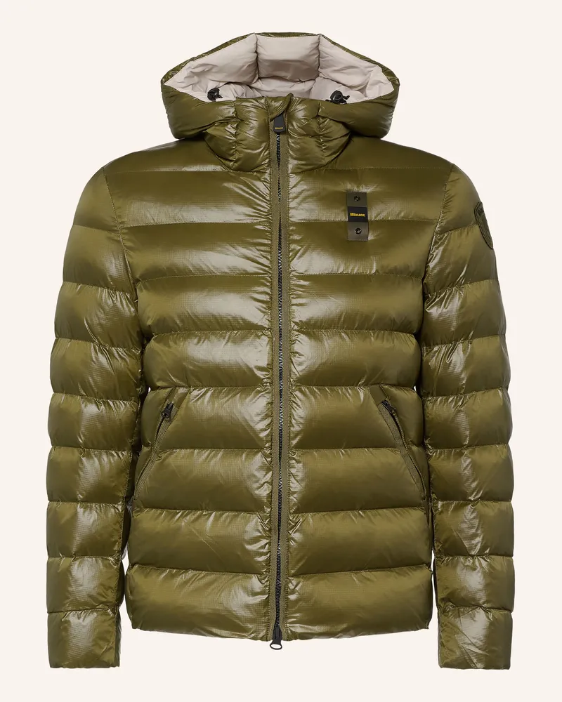 Blauer Steppjacke Adams gruen Oliv