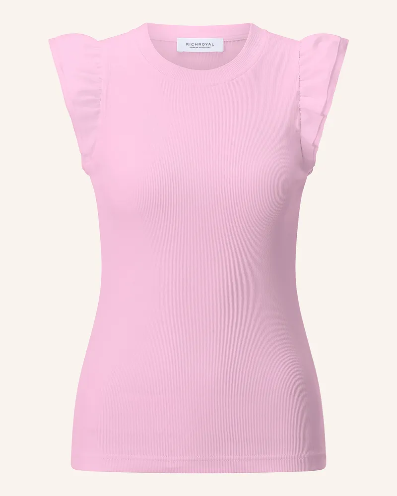 Rich&Royal Top Mit Volants rosa Rosa
