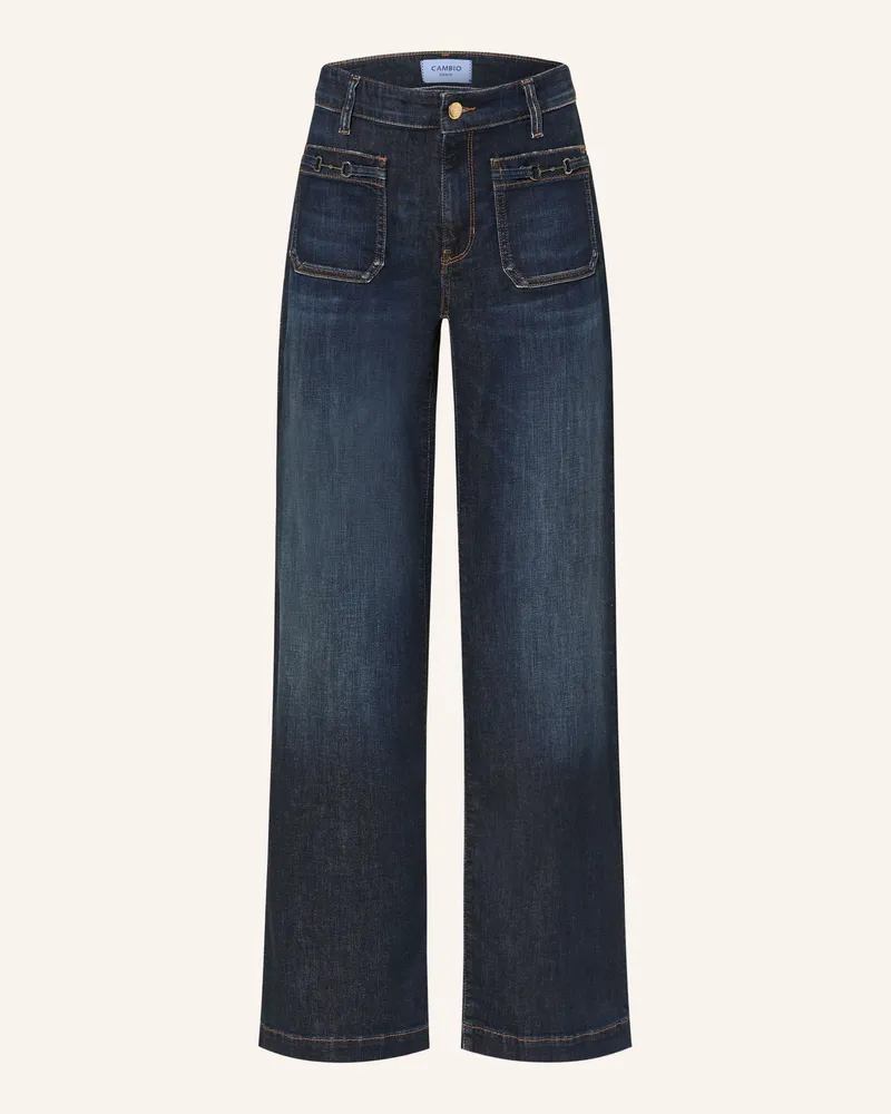 Cambio Wide Leg Jeans Ada blau 5045
