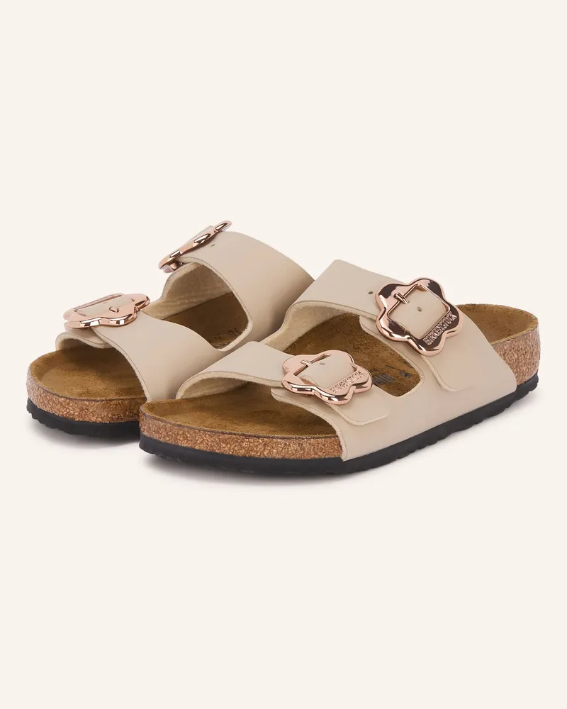 Birkenstock Pantoletten ARIZONA FLOWER BUCKLE Taupe