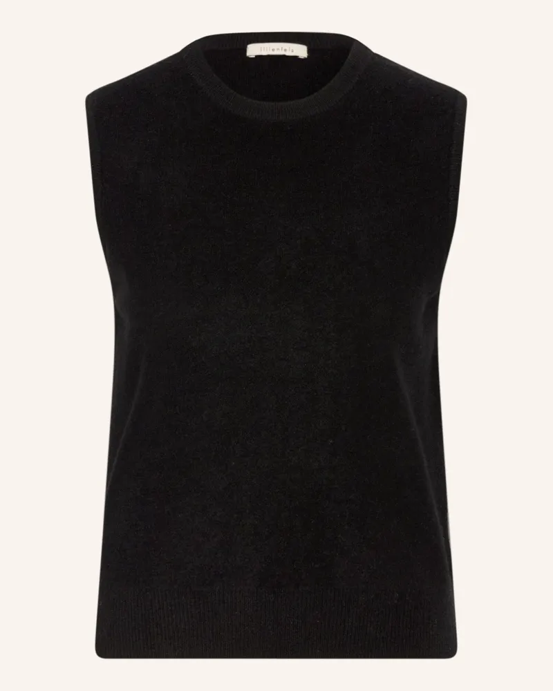 lilienfels Pullunder Mit Cashmere schwarz Schwarz