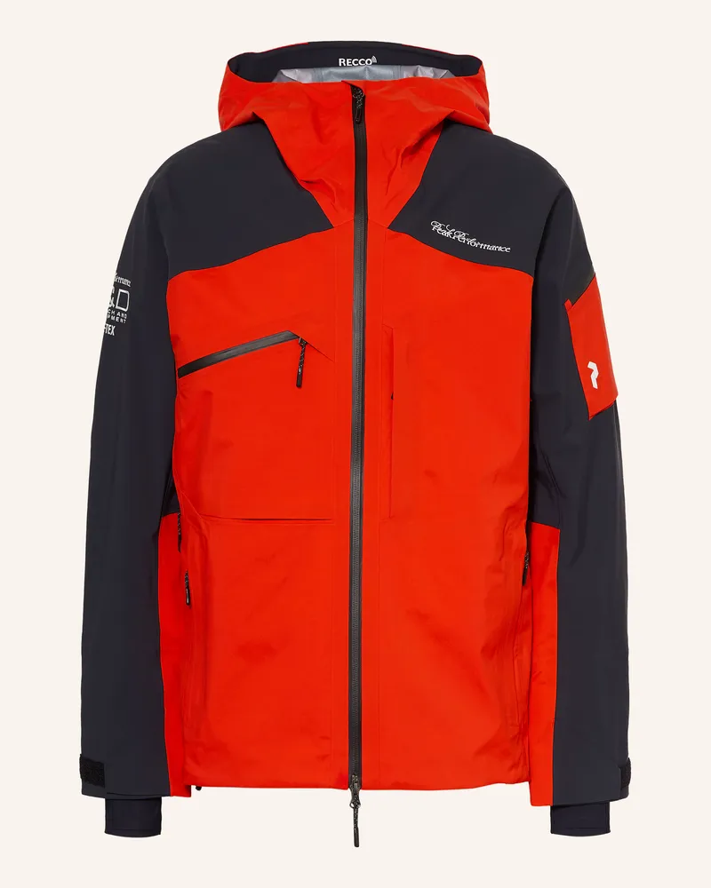 Peak Performance Hardshell-Skijacke 40y Alpine Gore-Tex rot Rot