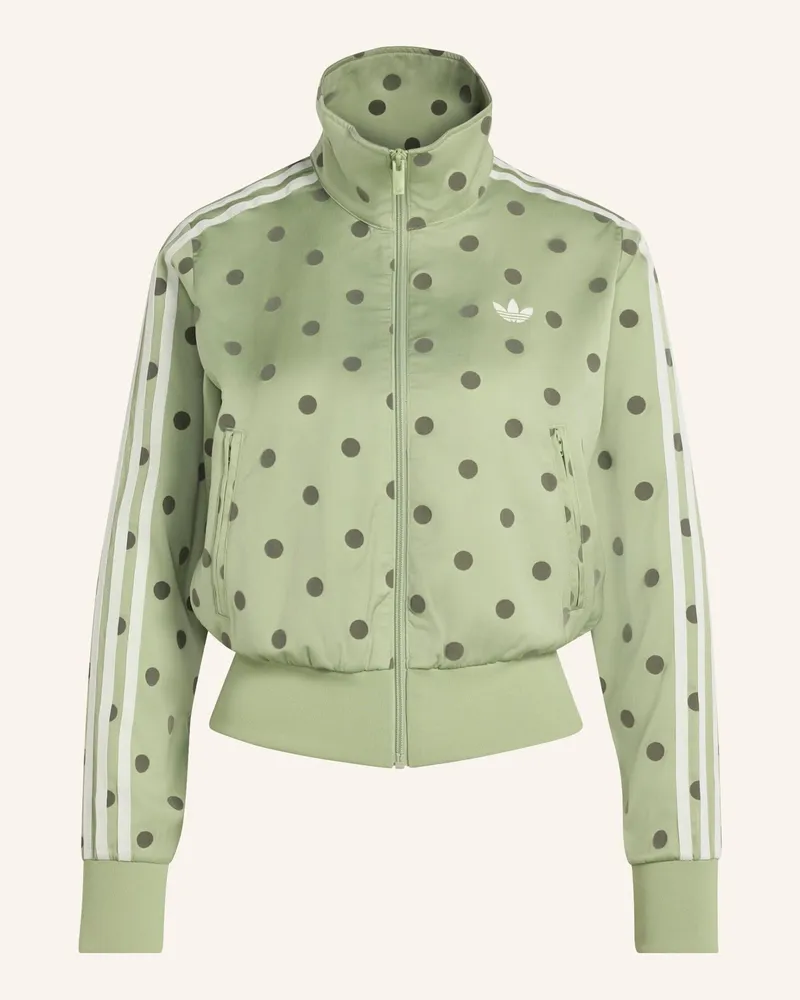 adidas Satinjacke Satin Polka Dots gruen Grün