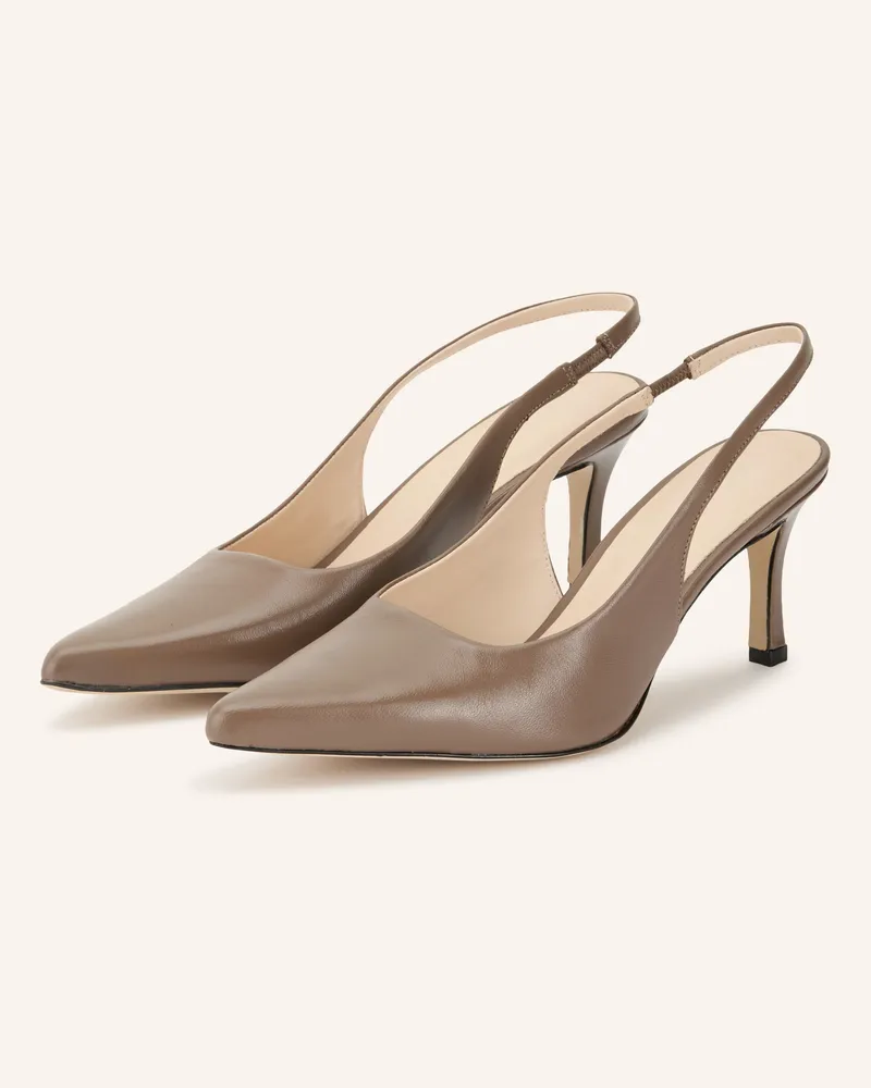 Mrs & HUGS Slingpumps Taupe