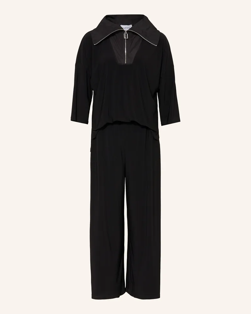 Joseph Ribkoff Jumpsuit mit 3/4-Arm Schwarz