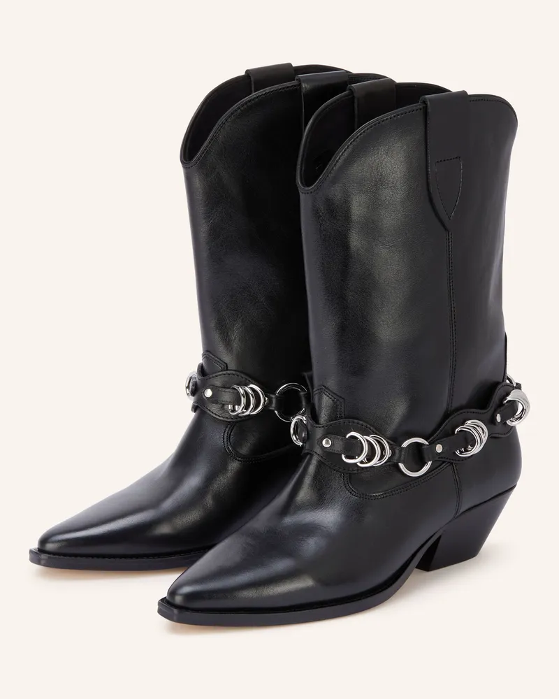 Isabel Marant Cowboy Boots Duerto schwarz Schwarz