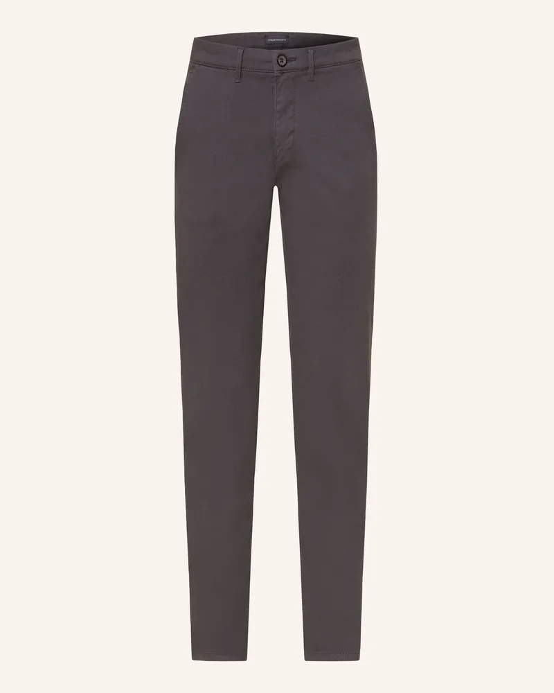 Strokesman's Piqué-Chino Slim Fit Grau