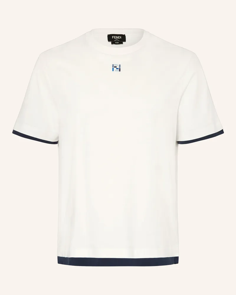 Fendi T-Shirt weiss Weiss