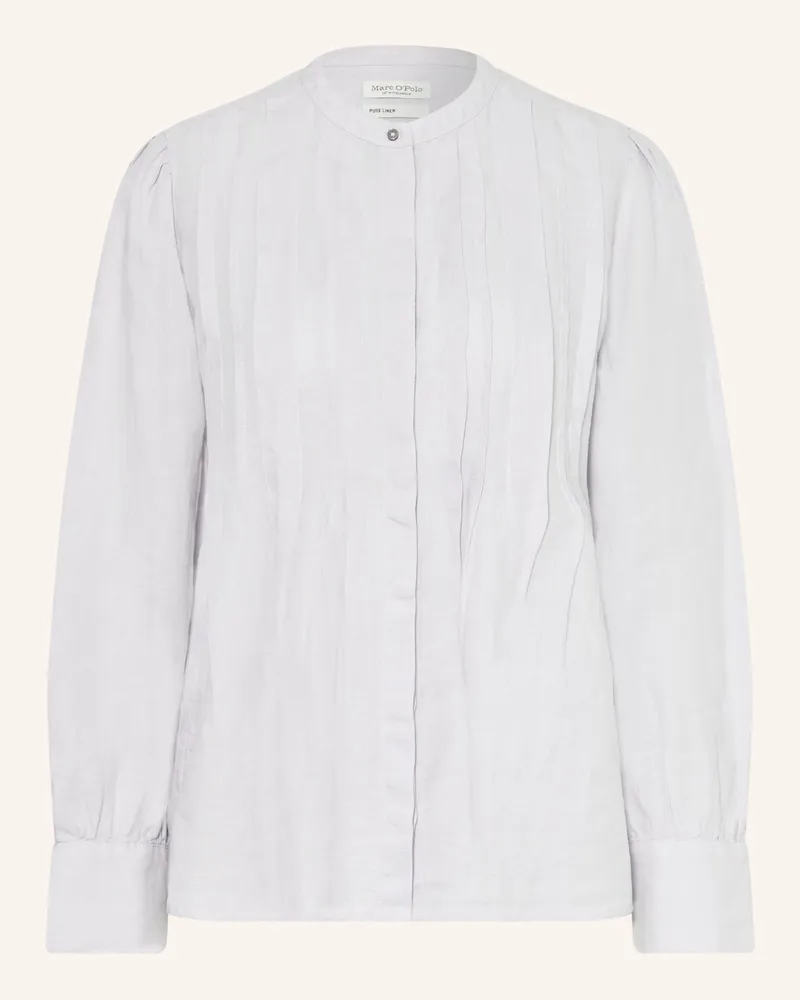 Marc O'Polo Leinenbluse blau Grau