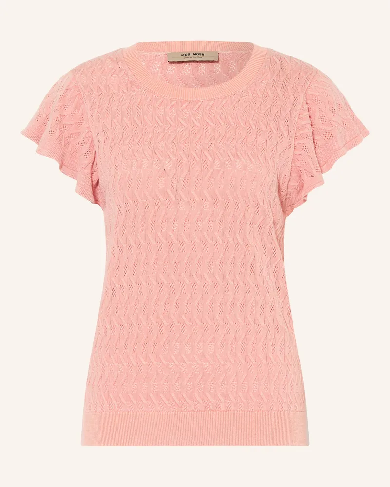 Mos Mosh Strickshirt Mmganna rosa Hellrot