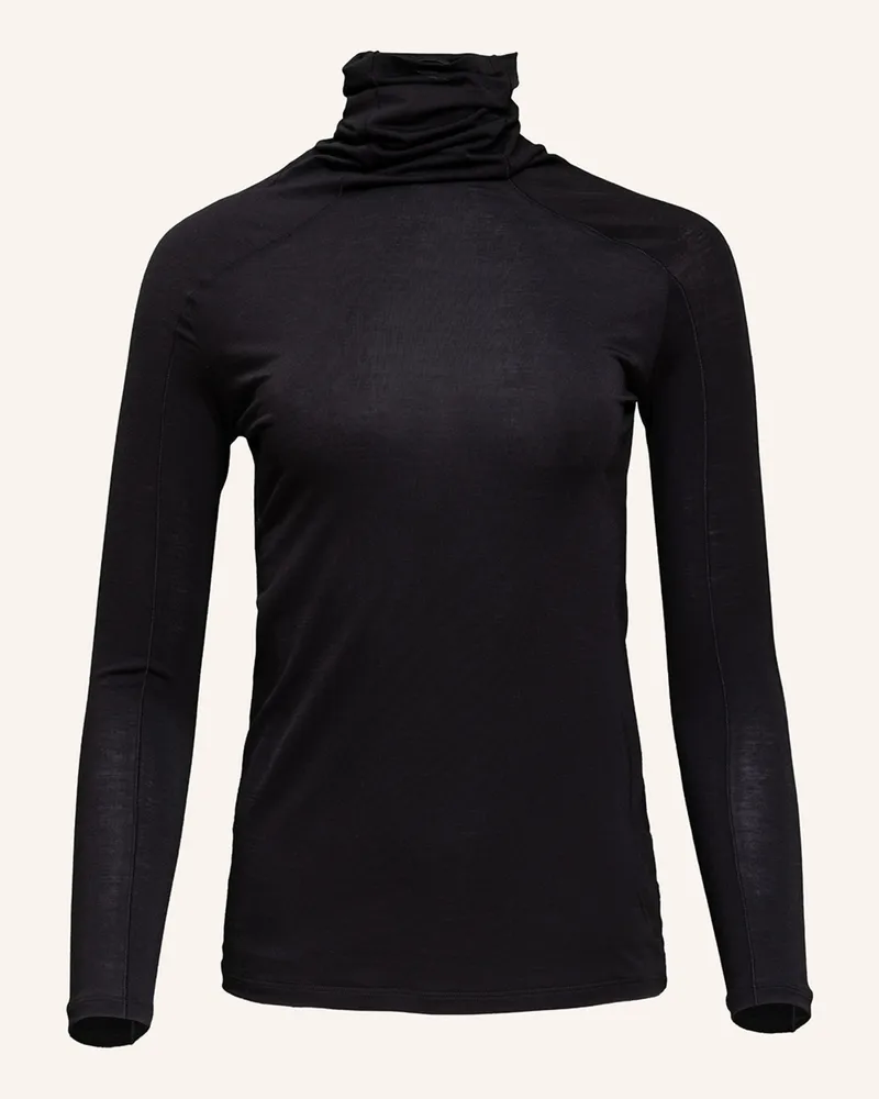 Helene Galwas Longsleeve Aus Modal Herda schwarz Schwarz