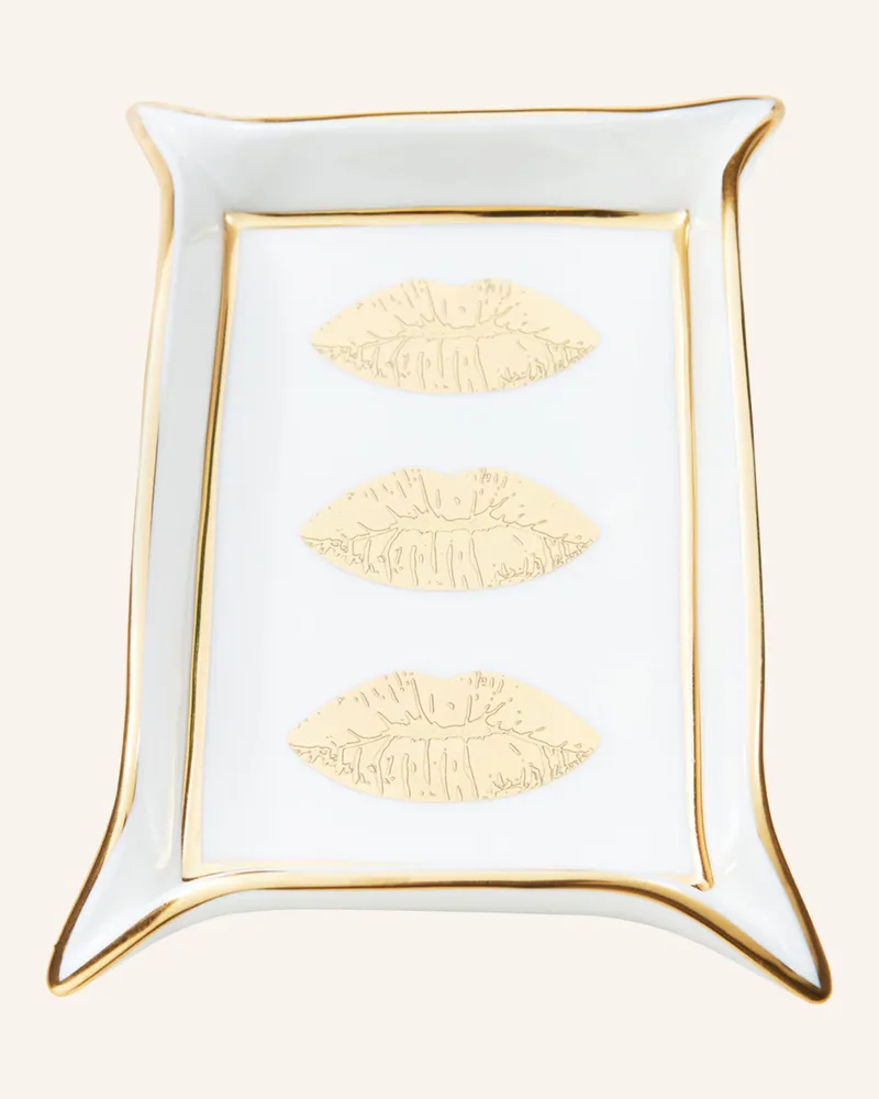 Jonathan Adler Schale LIPS VALET Weiss