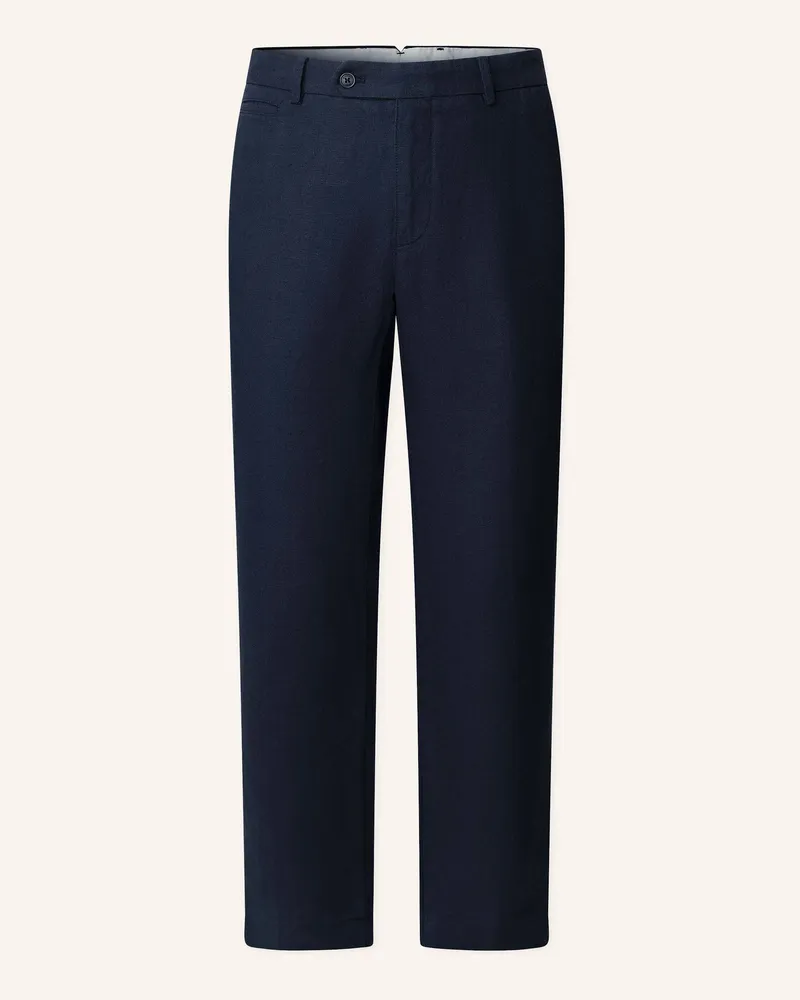 Hackett Chino PD LINEN TROUSER Blau