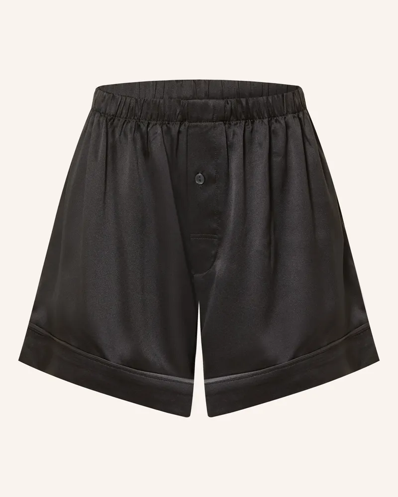 Calvin Klein Schlafshorts Satin Sheen Aus Satin schwarz Schwarz