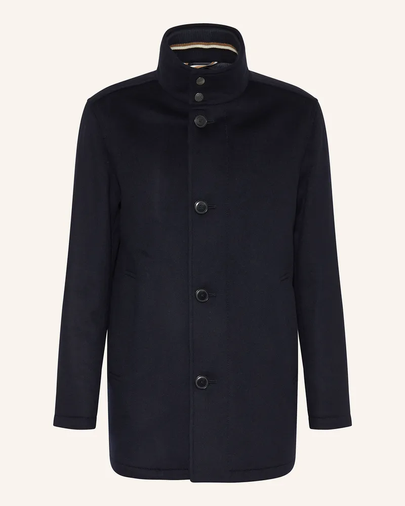 HUGO BOSS Wollmantel Coxtan blau Dunkelblau