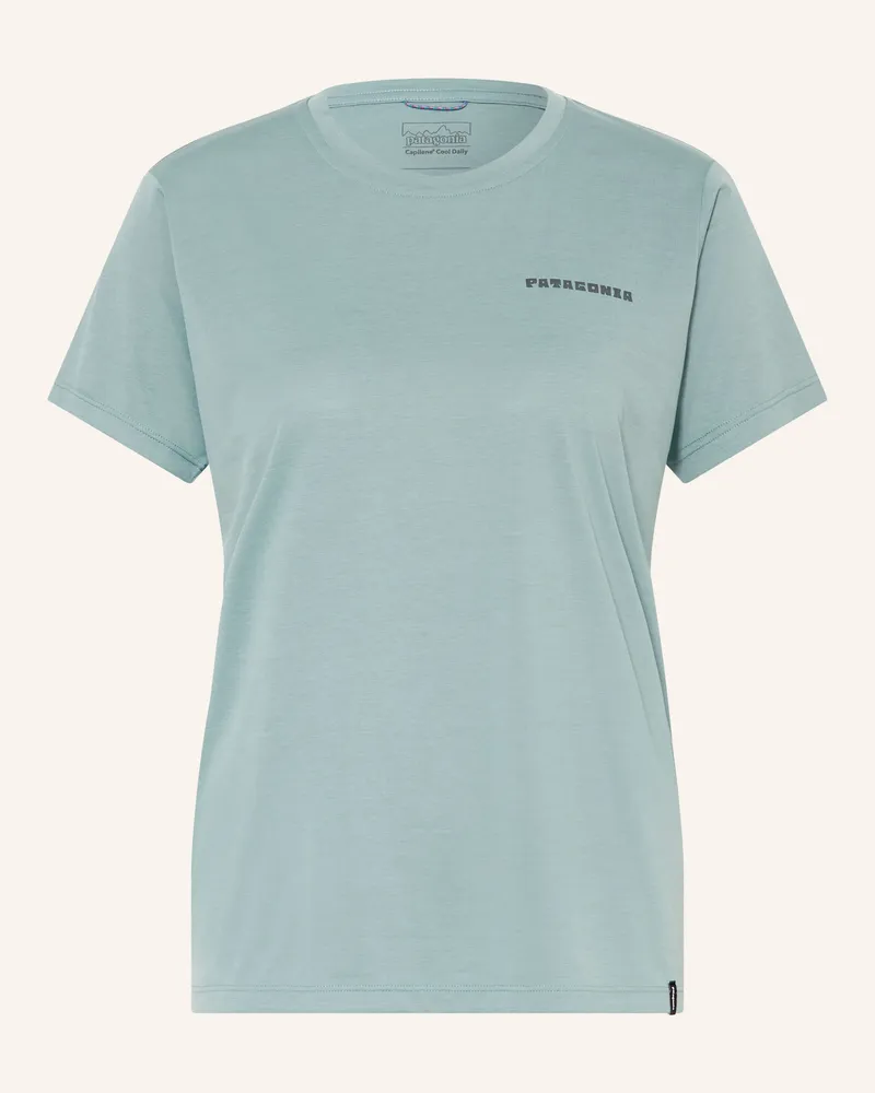 Patagonia T-Shirt Capilene® Cool Daily blau Hellblau