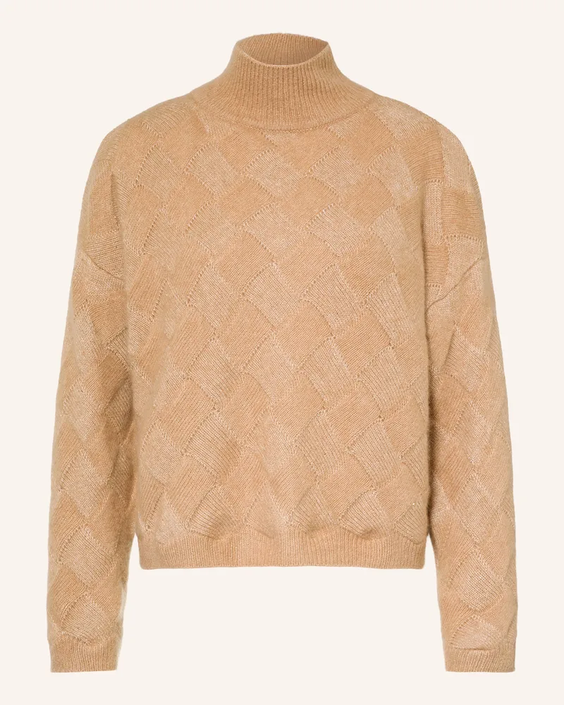 hemisphere Pullover Mit Pailletten braun Camel