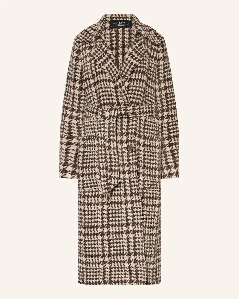 Luisa Cerano Wollmantel Hellbraun