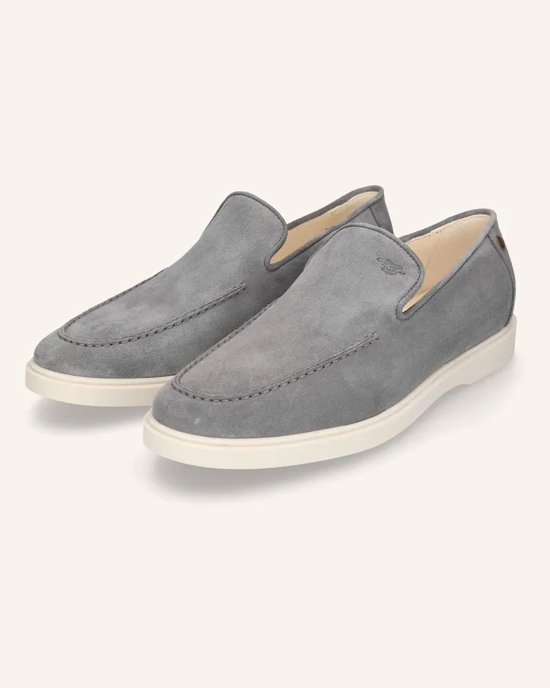Heinrich Dinkelacker Loafer Genua Plain Loafer V grau Grau