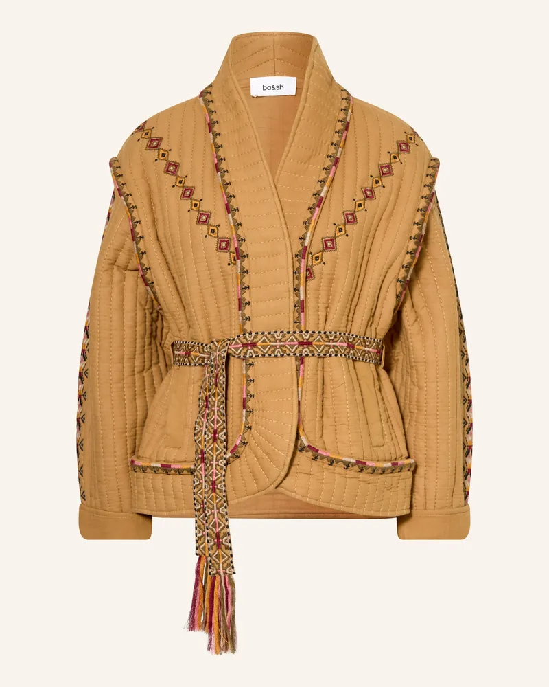 ba&sh Jacke Cocoon braun Cognac
