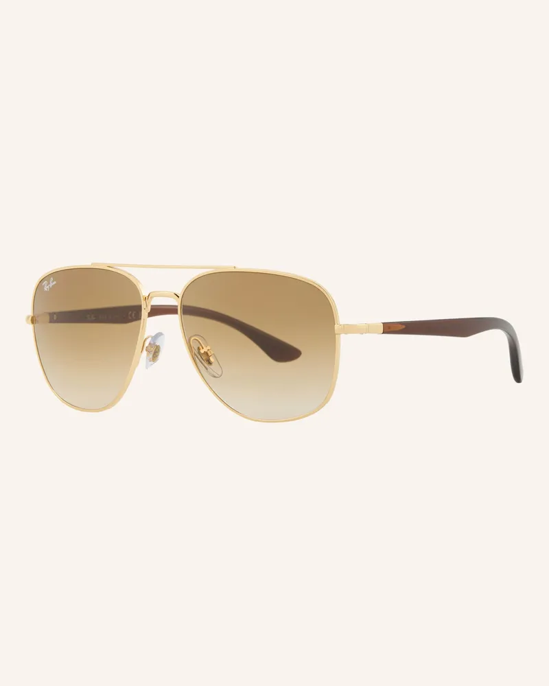 Ray Ban Sonnenbrille rb3683 grau Gold