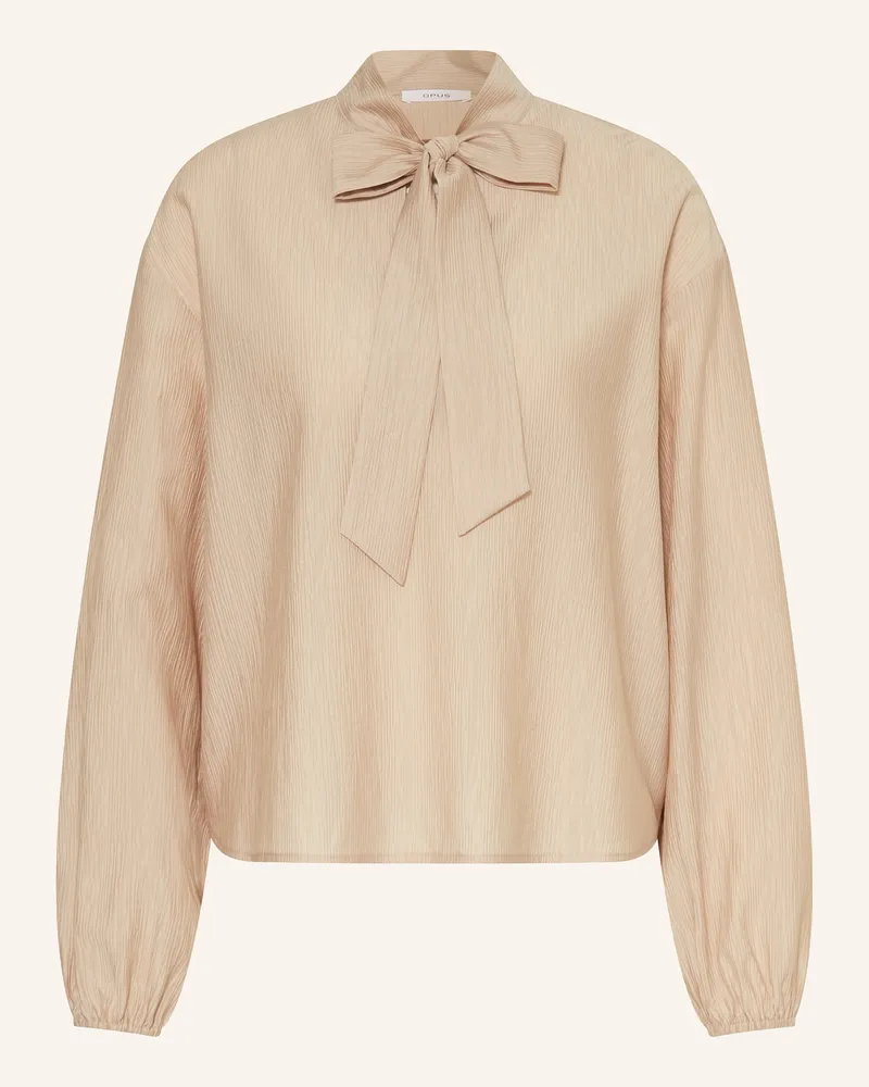 OPUS Schluppenbluse FOMANTICA Beige