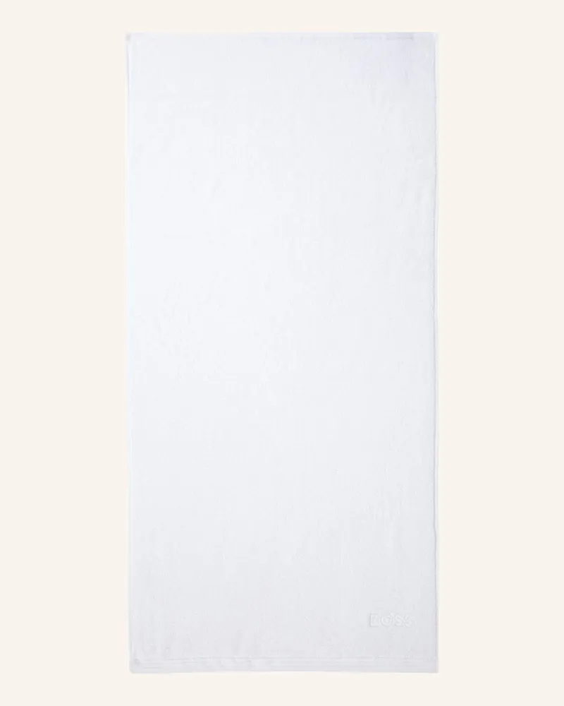 HUGO BOSS Handtuch Edge weiss Weiss