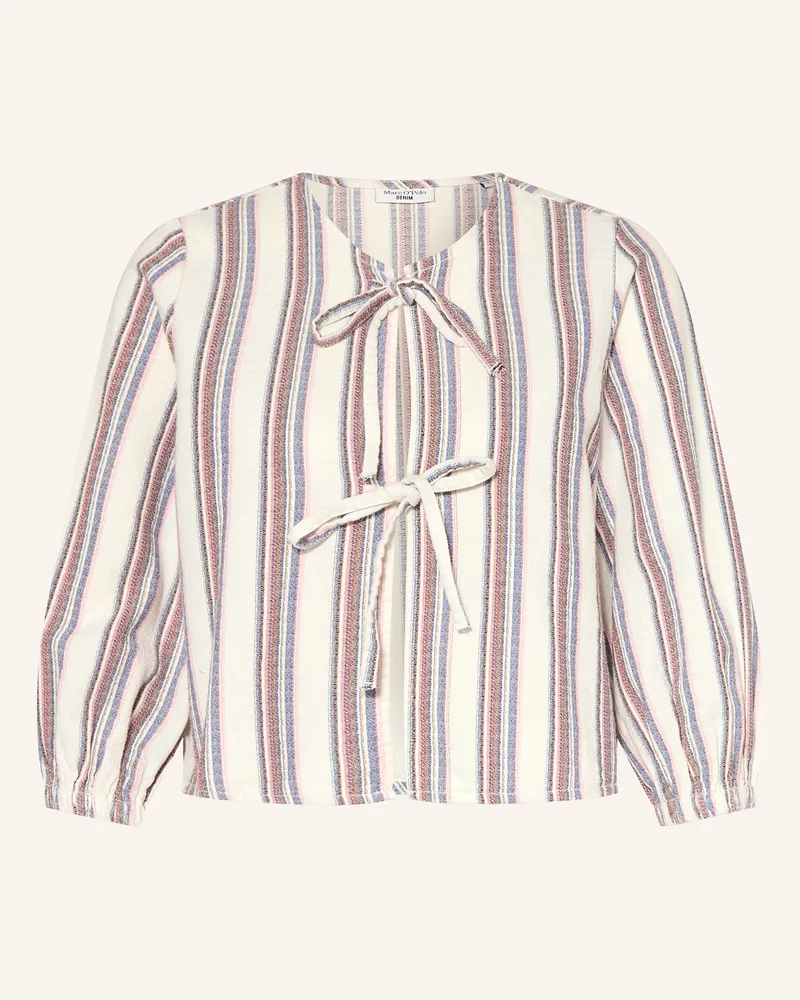 Marc O'Polo Blusenshirt mit 3/4-Arm Creme