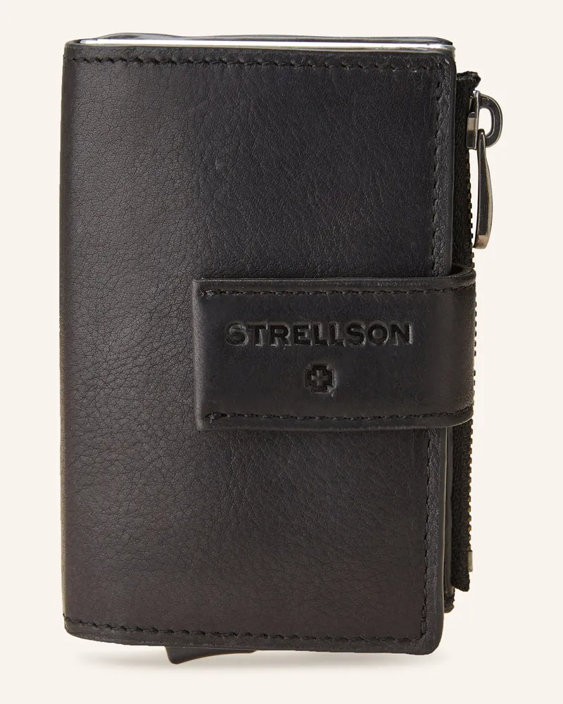 Strellson Kartenetui C-Four schwarz Schwarz