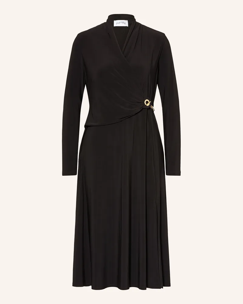 Joseph Ribkoff Jerseykleid in Wickeloptik mit 3/4-Arm Schwarz
