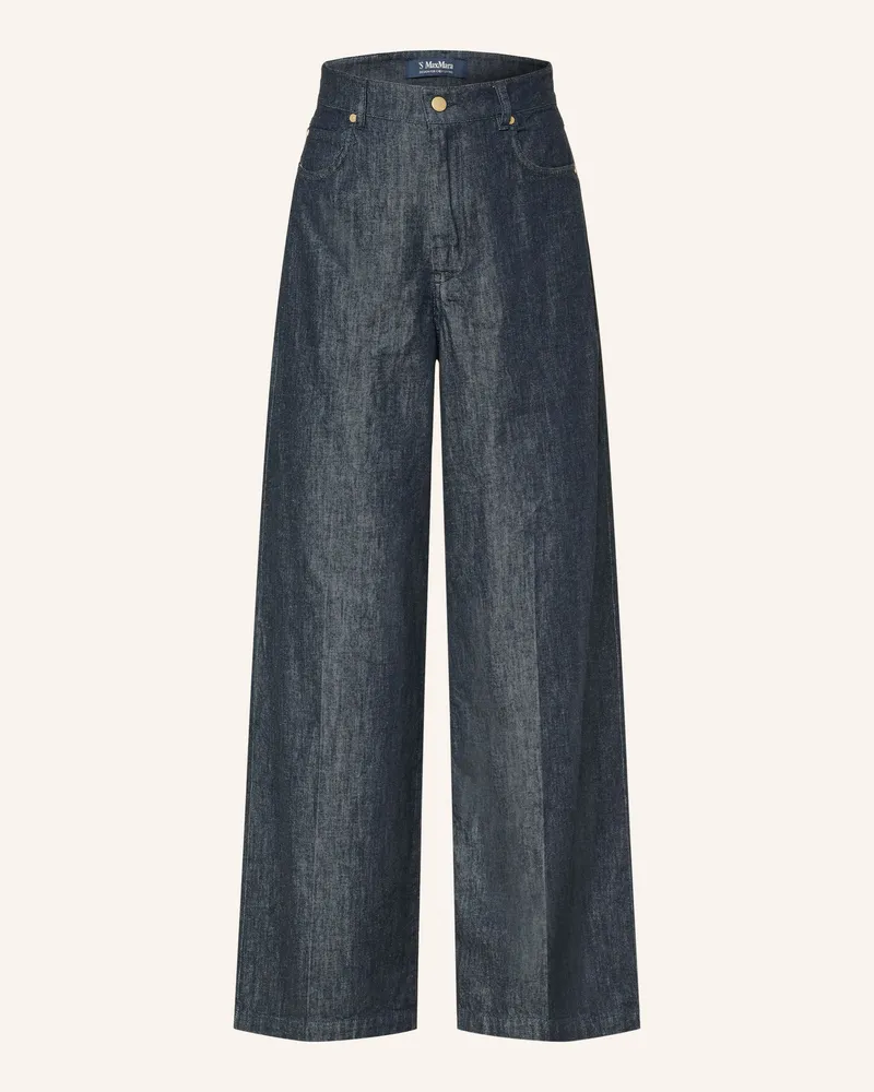 Max Mara Wide Leg Jeans Lavinia blau 001