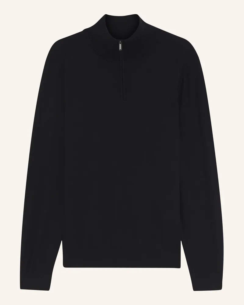 HUGO BOSS Pullover Lineo Regular Fit blau Dunkelblau