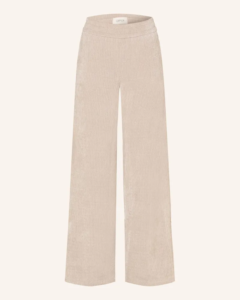 Cartoon Cordhose beige Taupe