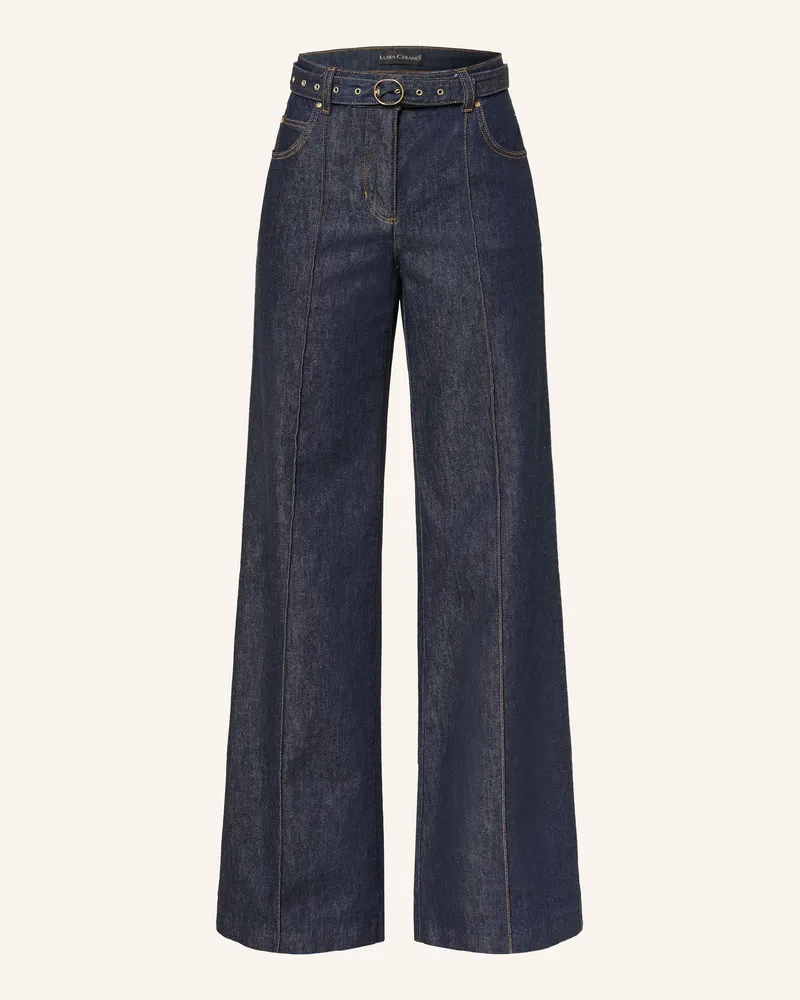 Luisa Cerano Flared Jeans blau 252