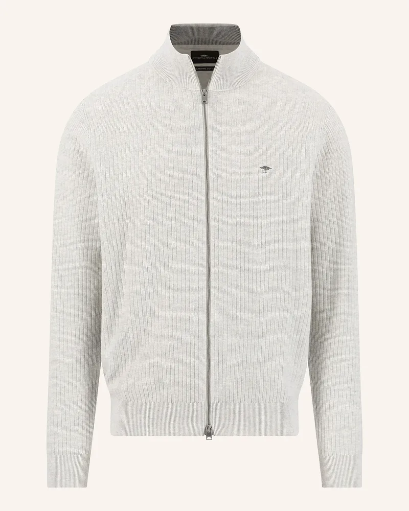 Fynch-Hatton Strickjacke grau Hellgrau