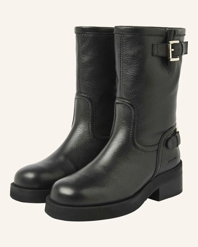 Nubikk Stiefeletten EVE LEVA FUR Schwarz