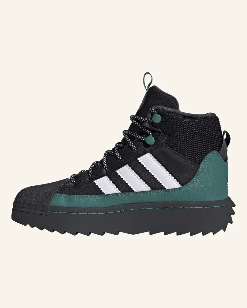 adidas SUPERSTAR WINTER TREK KIDS SCHUH Schwarz