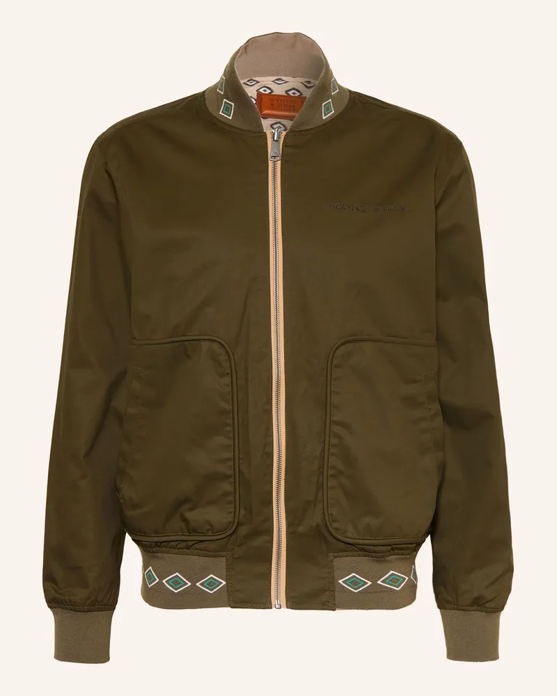 Scotch&Soda Blouson Zum Wenden gruen Dunkelgrün
