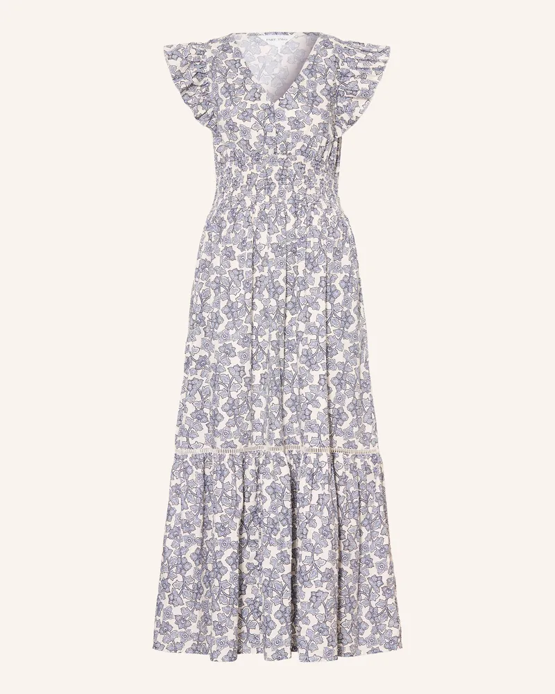 Part Two Kleid Dizapw Mit Volants blau Blau