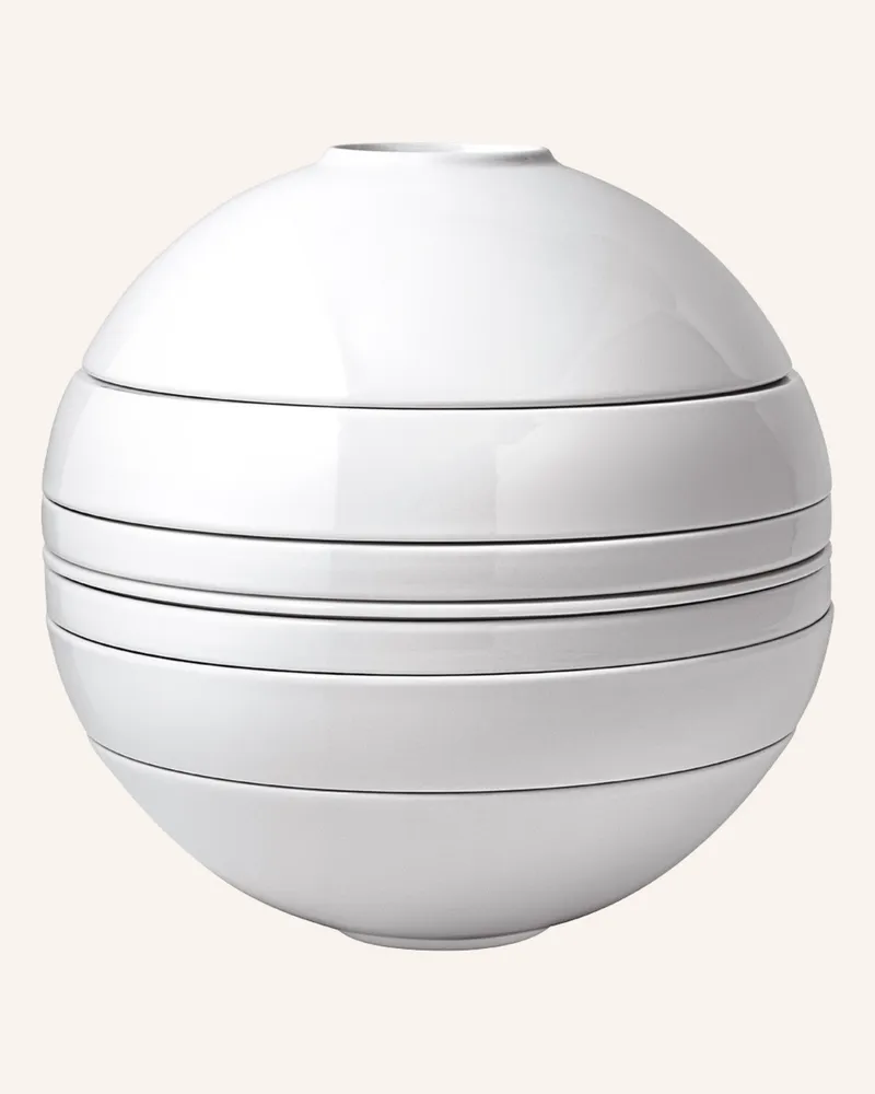 Villeroy & Boch La Boule White Iconic 7tlg. Set weiss Weiss