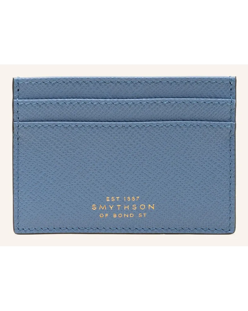 Smythson Kartenetui Blau