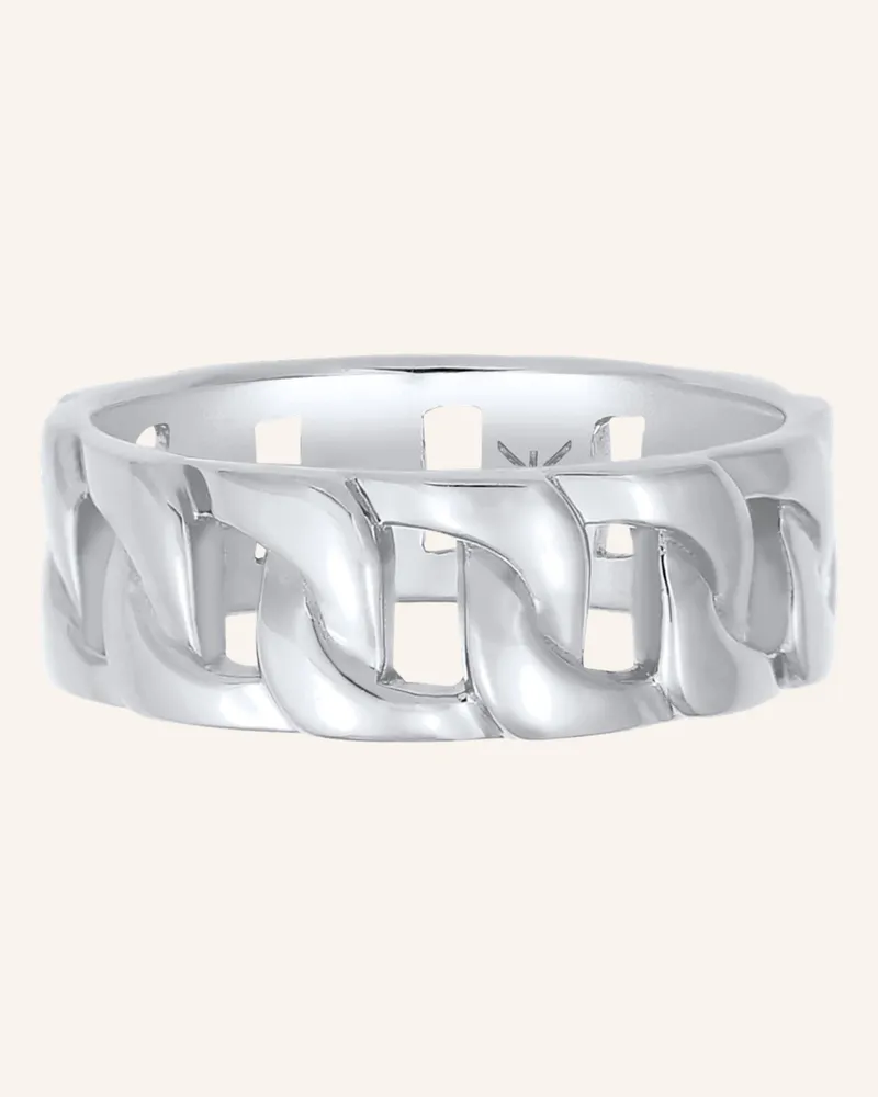 KUZZOI Ring grau Silber