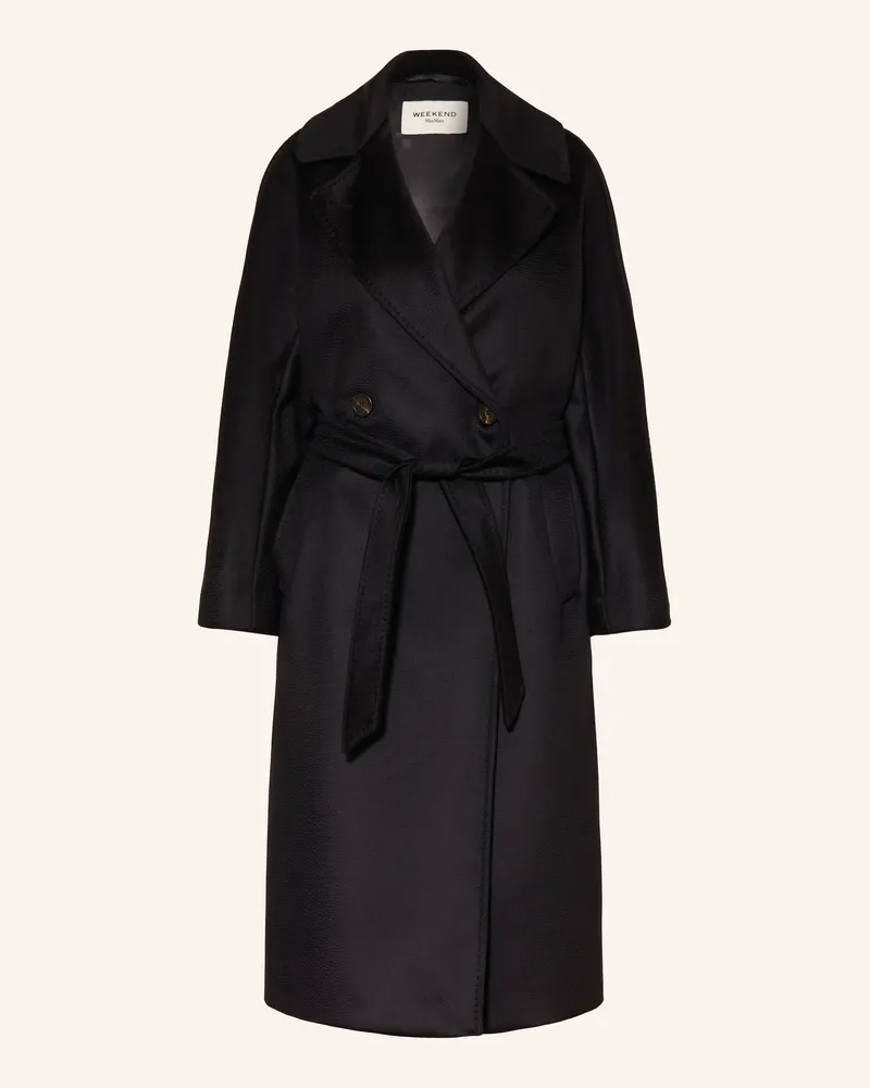Max Mara Wollmantel Resina schwarz Schwarz