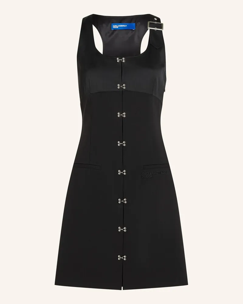 Karl Lagerfeld Kleid schwarz Schwarz