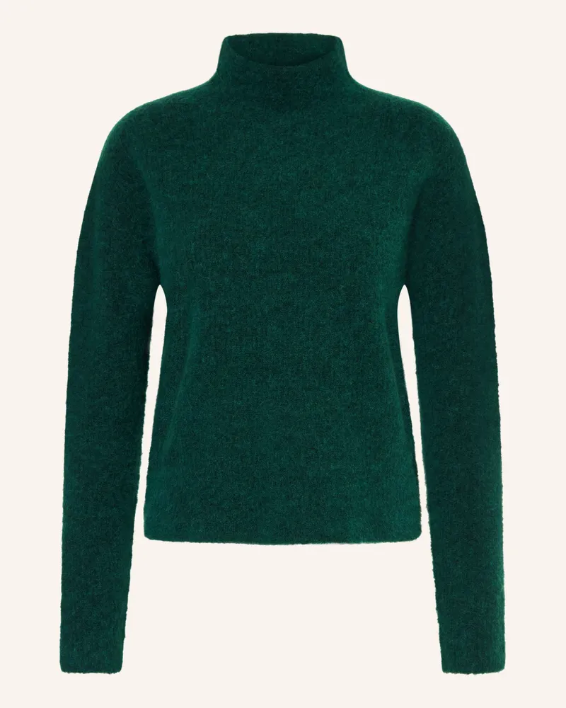 Darling Harbour Pullover Mit Alpaka gruen Bottle