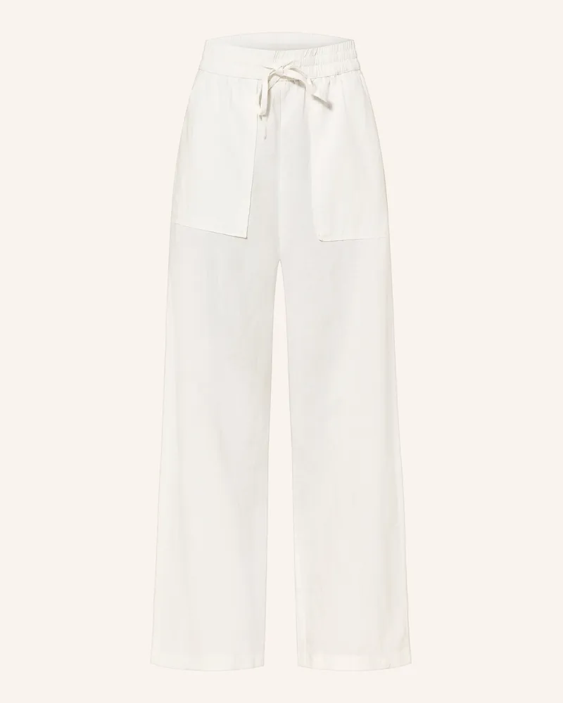 Marc O'Polo 7/8-Hose Mit Leinen weiss Weiss
