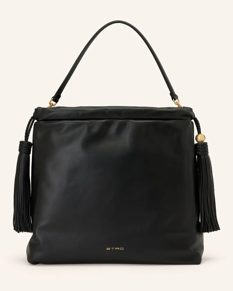 Etro Schultertasche Kalispera Medium schwarz Schwarz