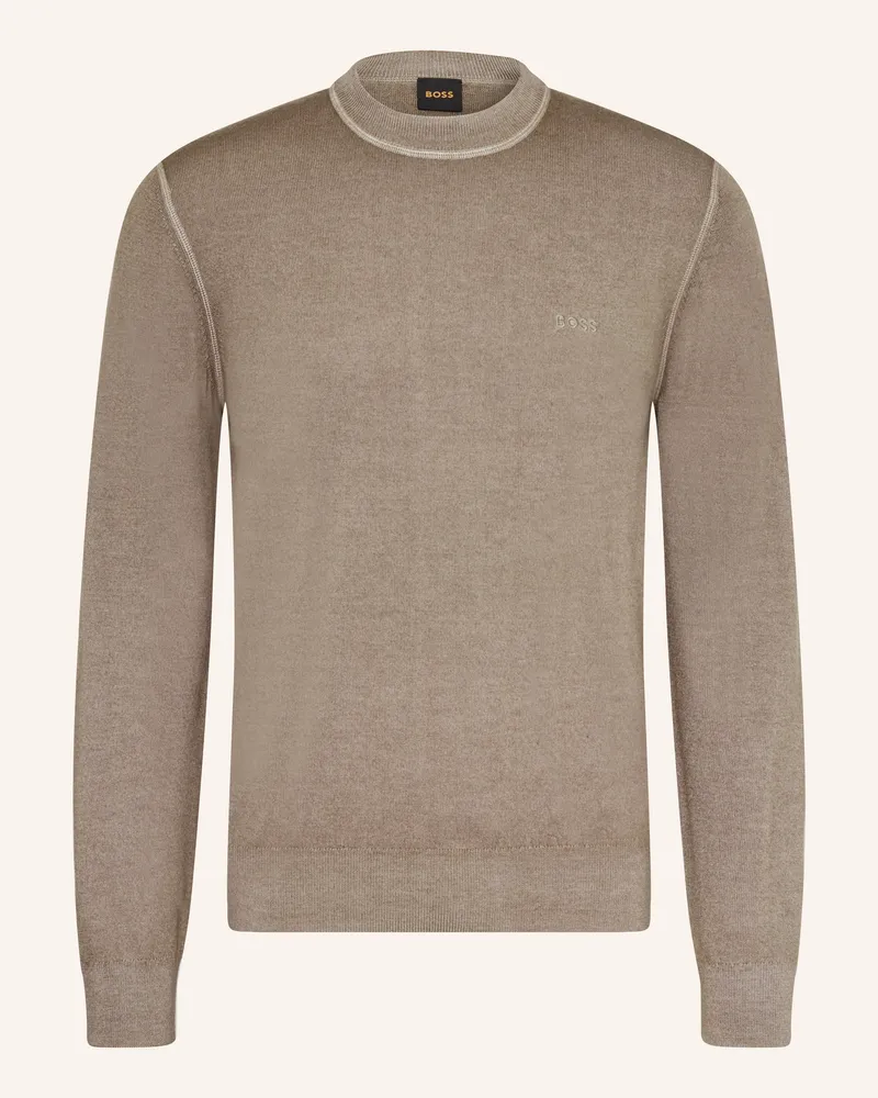 HUGO BOSS Pullover ASTEFO Braun