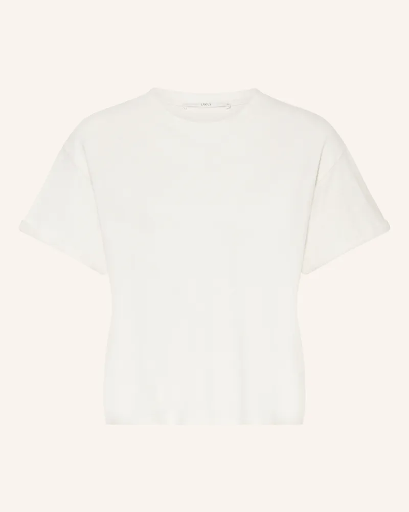 Lanius T-Shirt weiss Ecru