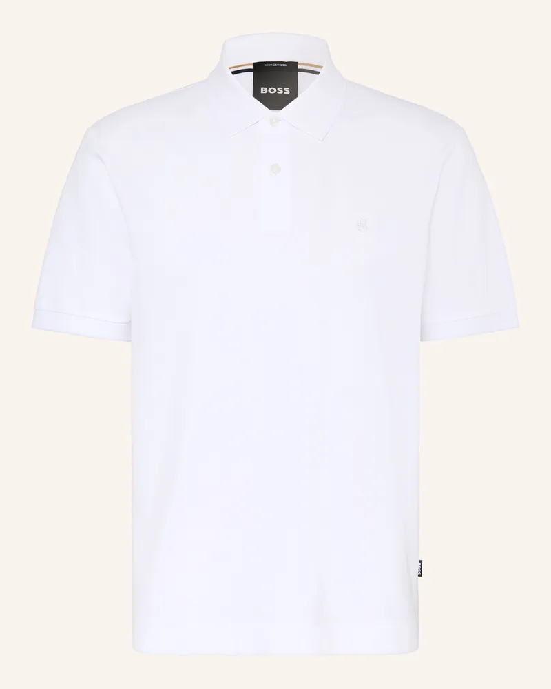 HUGO BOSS Piqué-Poloshirt PARRIS Weiss